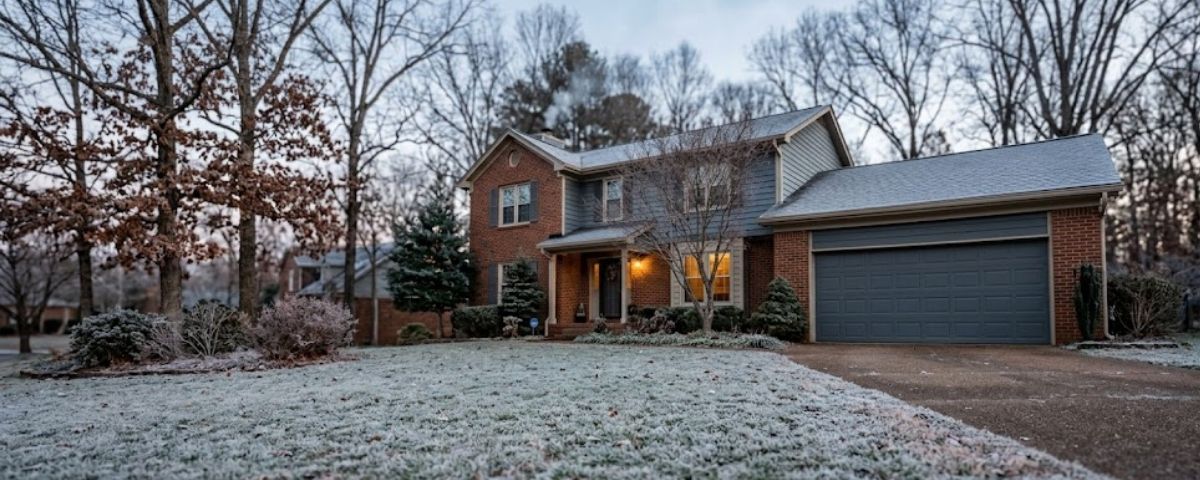 Suburban Chattanooga home in early winter — mouse prevention season
