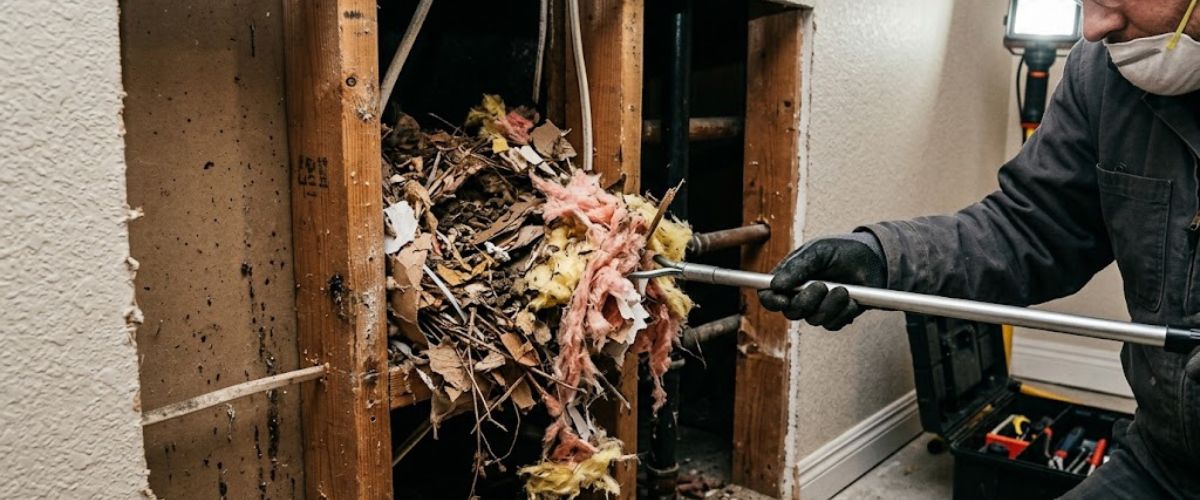 Humane live-catch rodent trap used in Chattanooga home